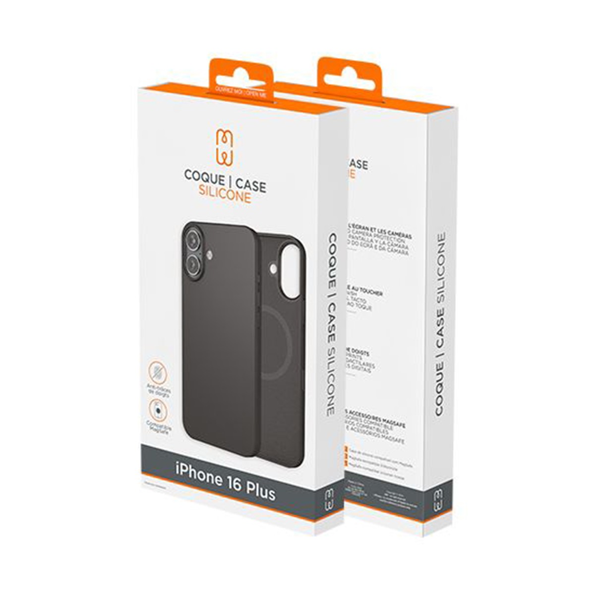 Coque silicone iPhone 16 Plus MW idéale pour les trajets urbains - 4