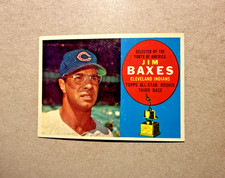 1960 Topps #318 Jim Baxes Vintage Rookie Baseball Card Near Mint. rookie card picture