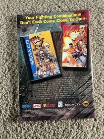 Vintage Manga Vizion Premiere Issue Vol. 1 No. 1 w/ Fatal Fury Sega CD Ad