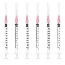 100PCS 1mL Syringes 29g 1/2inch, Scientific Lab,Refilling Inks,Measurement, Indi