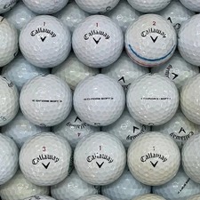 50 Callaway Chrome Soft Bulk Lot Used Golf Balls 3A Good FREE SHIPPING