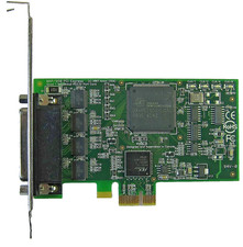 Genuine Axxon MAP/950 PCIe 2007 Quad 1 Megabaud RS232 Port Card
