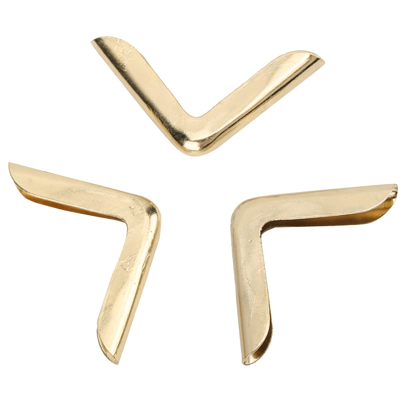 Brass Color 2.2mm 50Pcs Metal Corner Protector Iron Retro DIY Photo Album Bo LW