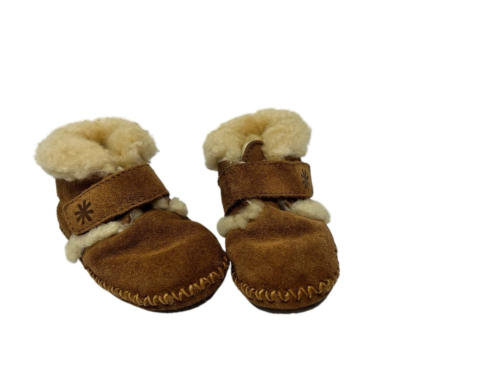 LL Bean Niño Pequeño 3-4 Shearling Wicked Good Zapatillas Botines Gamuza Mocasín Foto 3 de 4