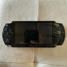 Sony PSP-2003 Black Handheld Console with Charger, Spare Battery & Memory Sticks