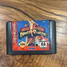 Mighty Morphin Power Rangers Sega Genesis Cartridge Functional