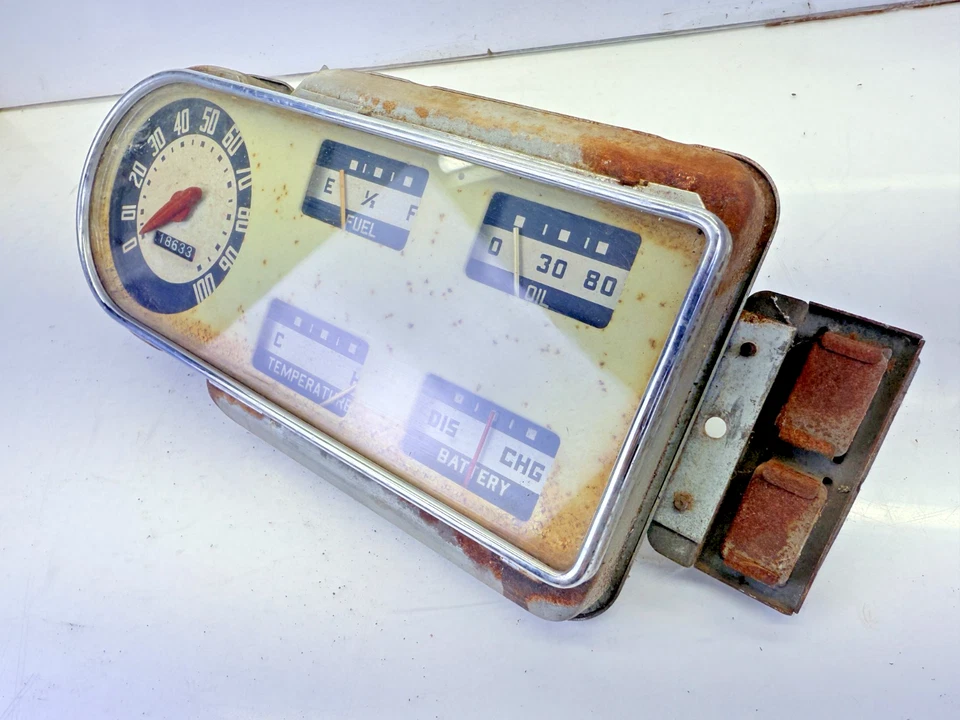 OEM 1948 1949 1950 1951 Ford Truck F1 Приборная панель Датчики Спидометр B12-4 - Изображение 3 из 4