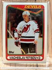 Viacheslav Fetisov 1990 Topps #27 New Jersey Devils