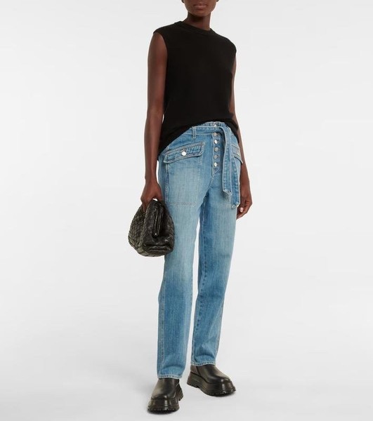 Women Veronica Beard Jeans Blue Cotton 29 / M