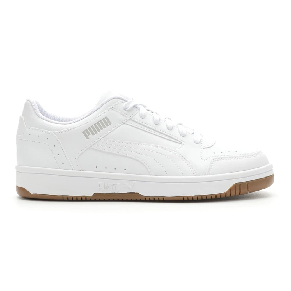 PUMA Rebound Joy Low Lace Up Mens White Sneakers Casual Shoes 38074732
