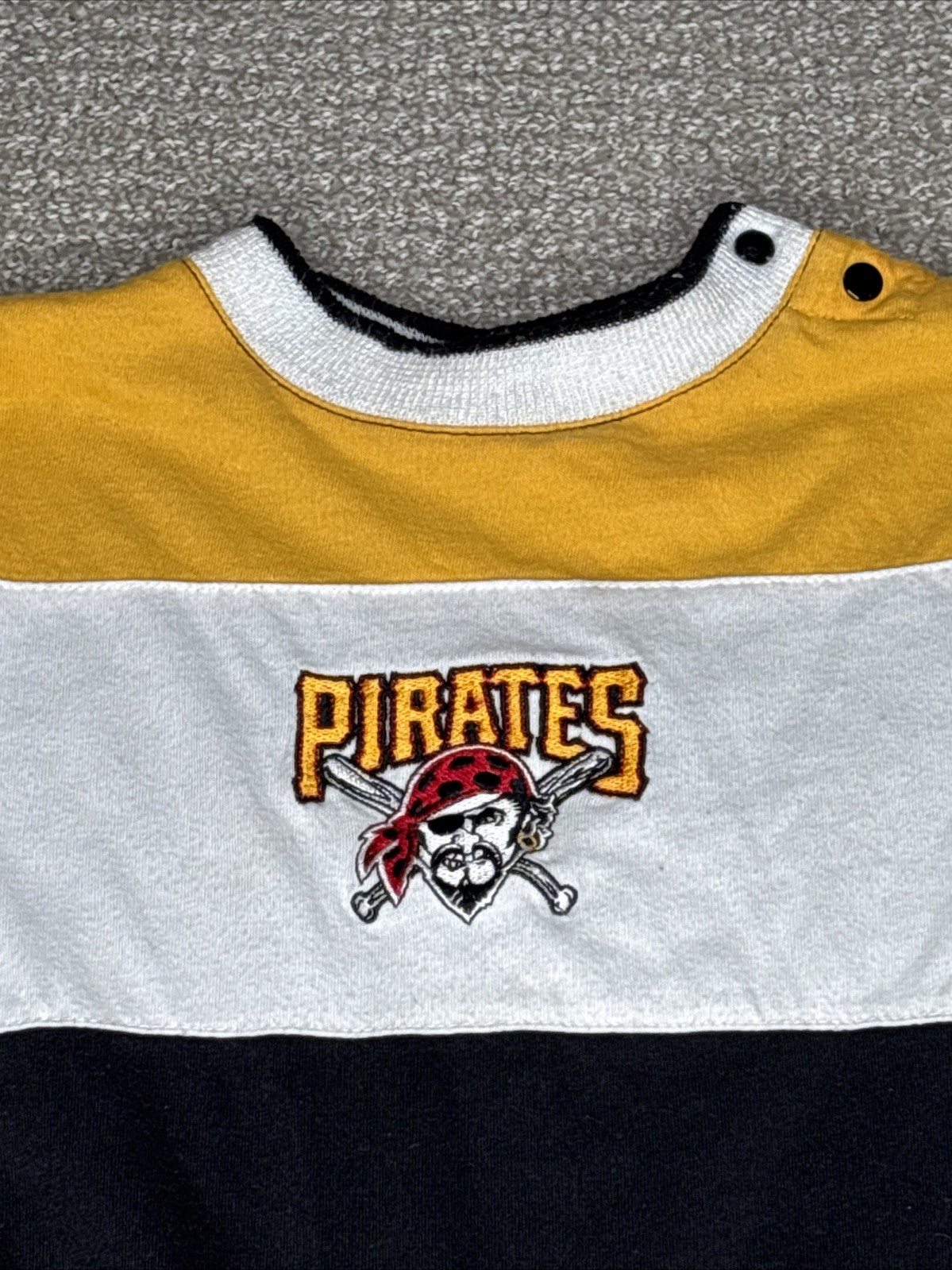 Vintage 90s Mighty Mac Pittsburgh Pirates Toddler 12 Months Jumper image 2