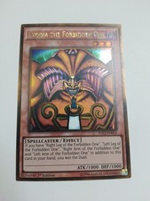 YuGiOh Exodia the Forbidden One 1st Edition Premium Gold Ultra Rare PGL2-EN026