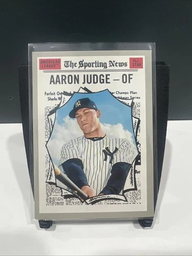 AARON JUDGE 2019 TOPPS HERITAGE BASEBALL CARD #356 NEW YORK YANKEES