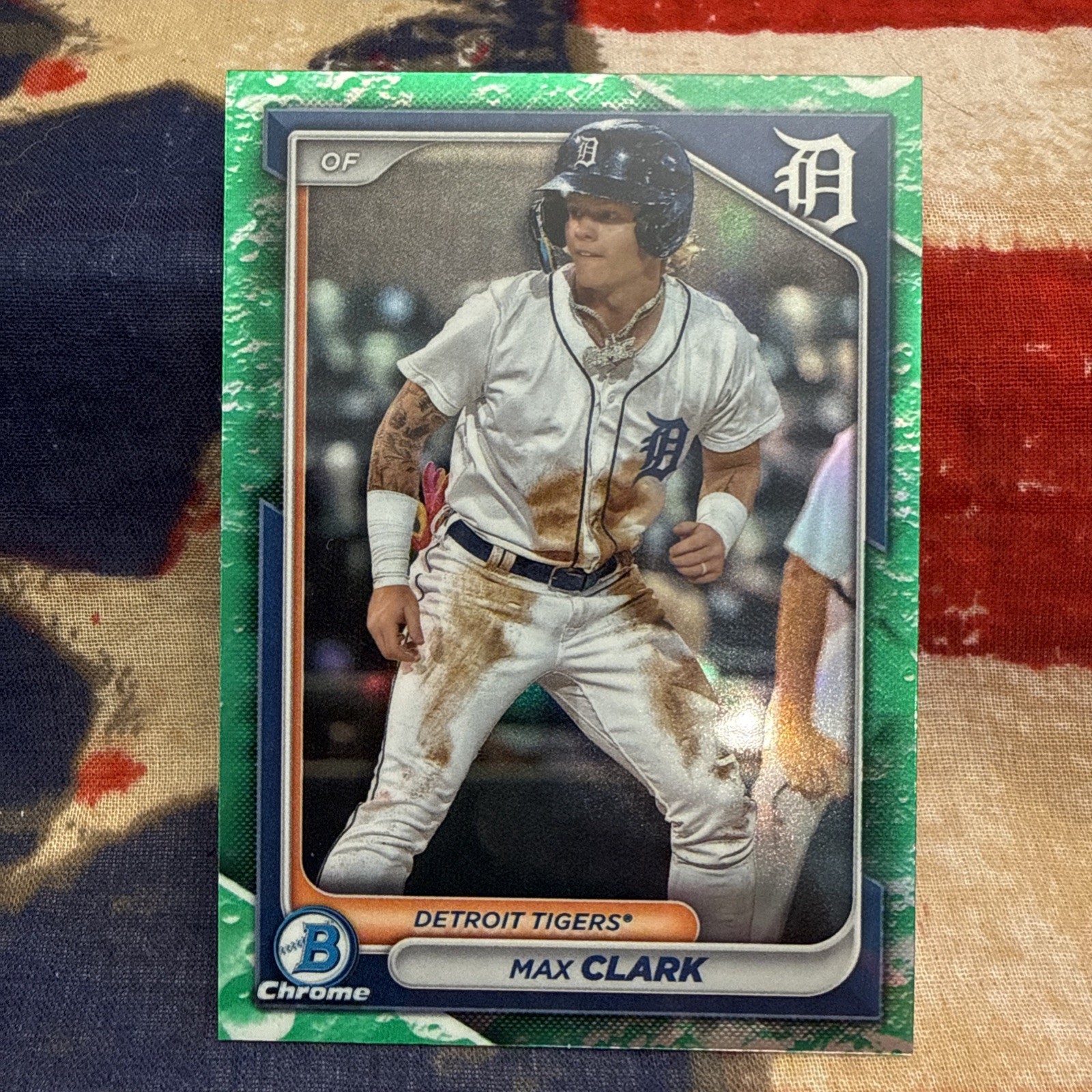 2024 Bowman Chrome Lunar Glow MAX CLARK #BCP-74 Detroit Tigers