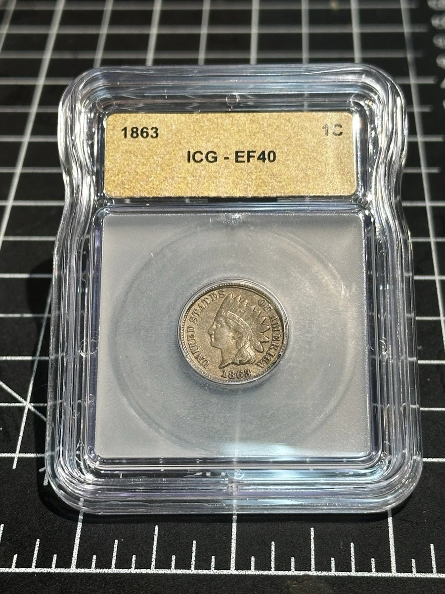 Circulated ICG Certified Indian Head US Small Cents (1859-1909