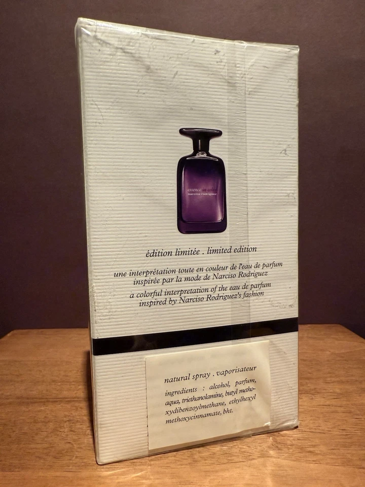 ESENCIA EN COLOR NARCISO RODRIGUEZ 3.3 FL. OZ / 100 ml EDP Spray Caja SELLADA RARO Foto 4 de 4