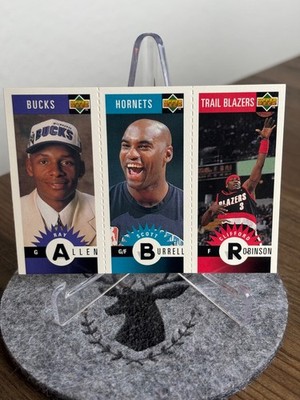   NBA Multi-Card   Ray Allen / Scott Burrell / Clifford Robinson M136/M97/M159