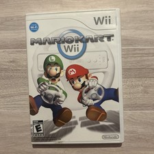 Nintendo Wii Game Mario Kart Wii CIB With Manual Racing Classic