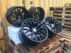 19VW CADDY Golf MK5 6 7 8 Gloss Black R8 Adelaide Design Alloys X4