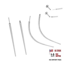 Stainless Steel 14G 16G 18G 20G Threaded Piercing Taper WC WL C L 16G