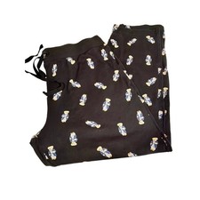 Polo Ralph Lauren Polo Bear Pajama Pants Black Sleepwear XL Lounge Bottoms