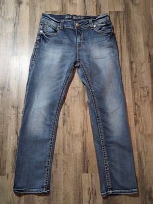 Blue Monkey Jeans Damen W34 L30 BM5028 Blau Sehr Guter Zustand