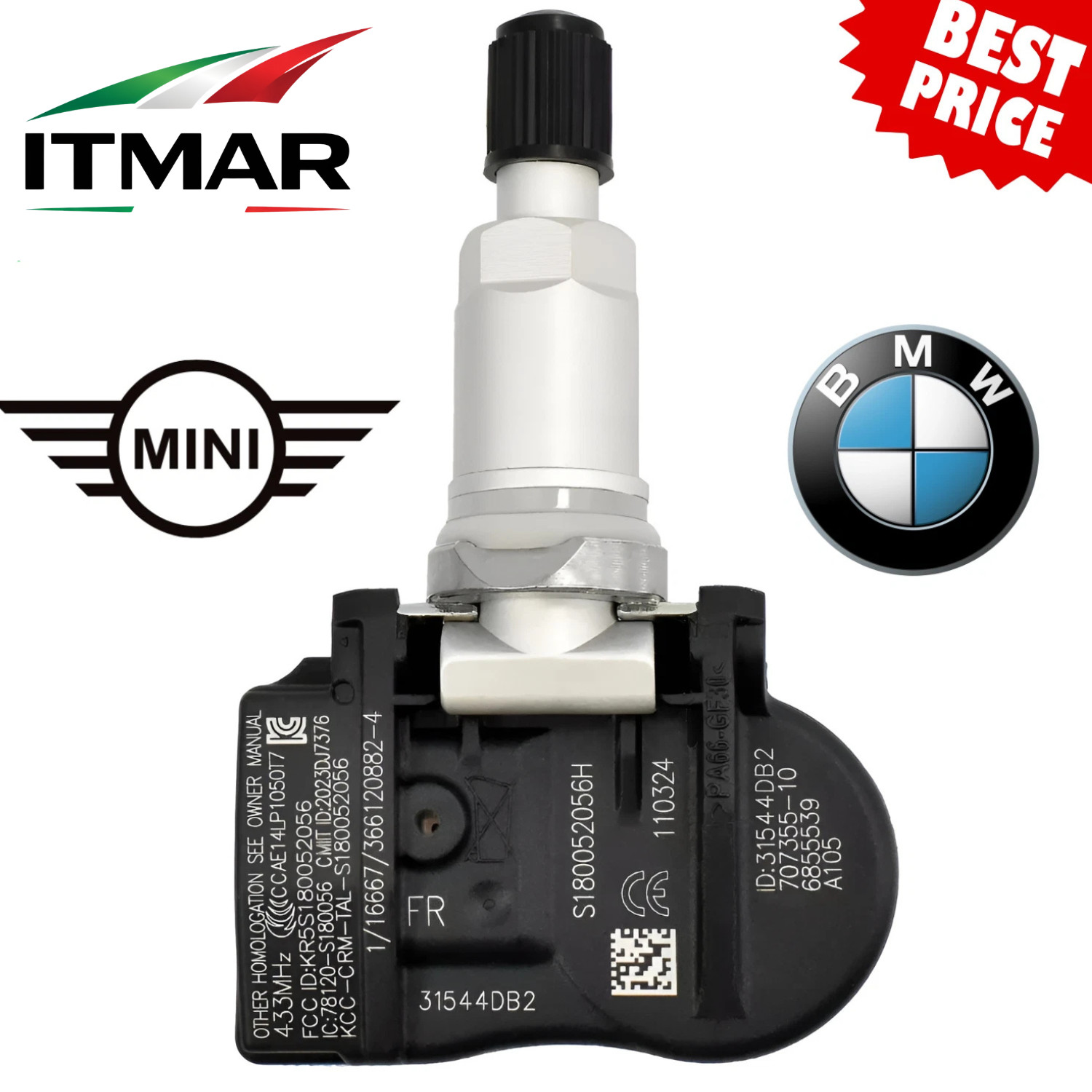 Sensore TPMS BMW MINI 6855539 per Pressione Pneumatici