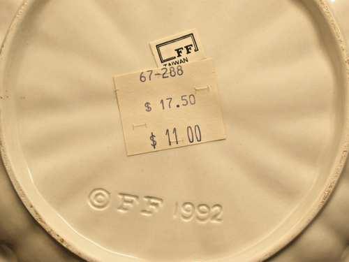 Fitz & Floyd Asparagus Salad Plate 7 Inches 1992 Purple and Green ...
