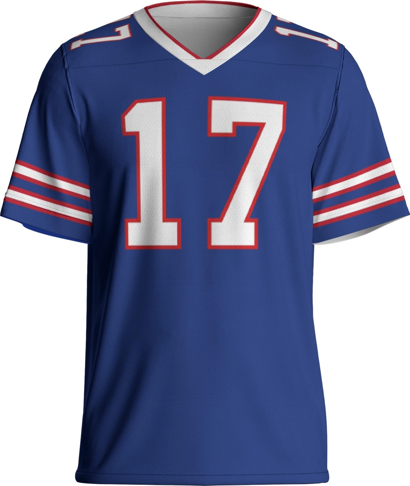 UNSIGNED CUSTOM Sewn Stitched Josh Allen Jersey - Size S to 5XL
