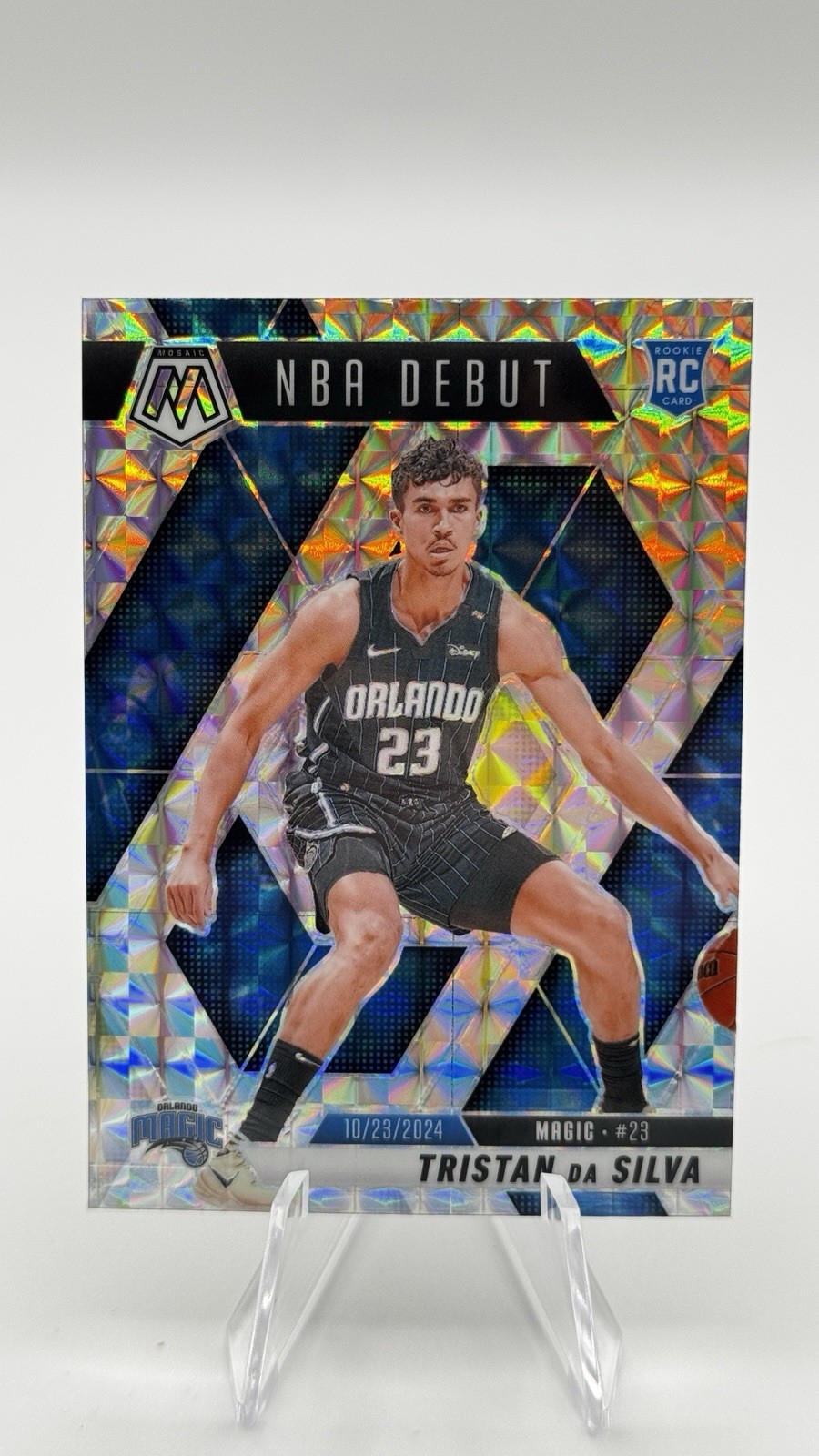 2024-25 Panini Mosaic - NBA Debut Tristan da Silva #266 Mosaic Prizm (RC)