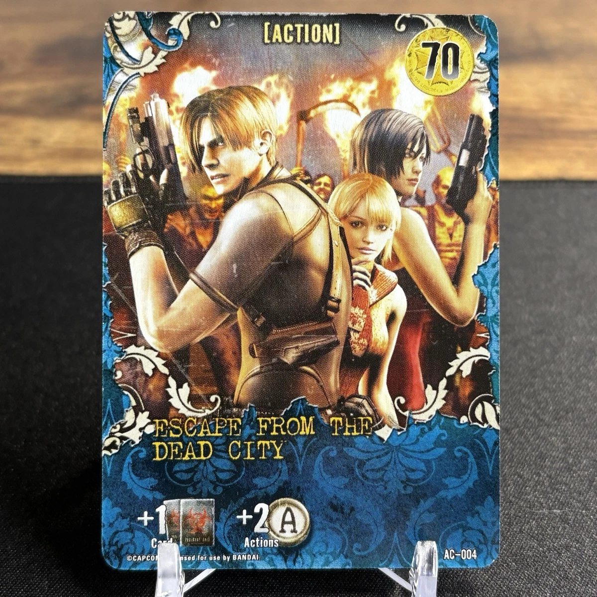 Resident Evil Deck Building Game 4 Set In Scatola Unica - Gioco Di Carte Bandai