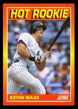 1990 SCORE HOT ROOKIE #2 KEVIN MAAS RC ROOKIE CARD YANKEES
