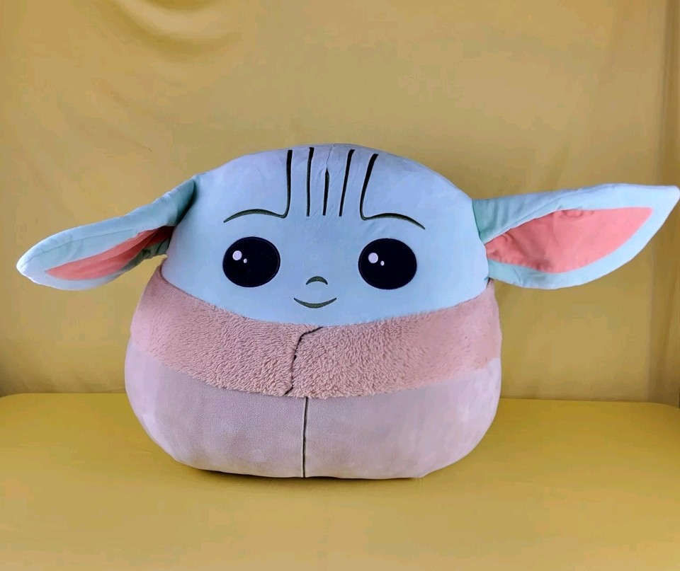 Grogu Mandalorian Baby Yoda JUMBO 20" Squishmallow Pillow Star Wars