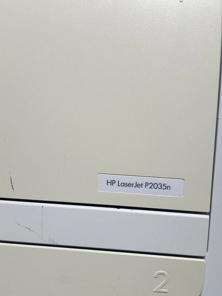 HP LaserJet P2035n Printer | Monochrome | Ethernet USB | 30ppm | No Toner - Image 4 of 4