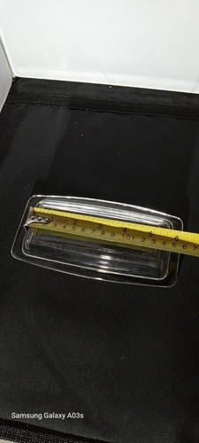 Vintage Pyrex Clear Glass Butter Dish #72-B Base Mid Century Modern USA - Picture 7 of 9
