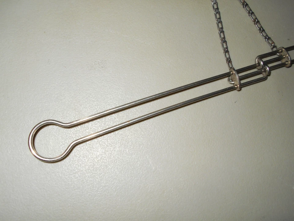 Antiguo percha ingeniosa expansión cromo y metal vapor baúl viaje Foto 4 de 4