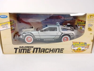WELLY De Lorean DMC 12 Time Machine - Back To The Future III 1/24 22444W - Photo 1/3