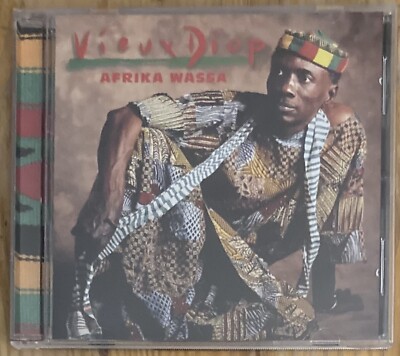 Vieux Diop Afrika Wassa CD 2000 Triloka Records CD Hole Punch to
