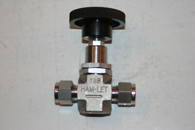 3/8'' Tube 316ss Needle Valve (5000 Psi) Ham-Let H300USSHLV3/8RS