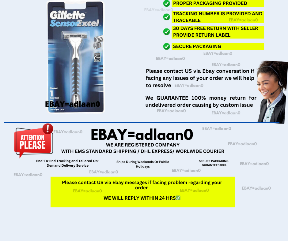 Gillette Sensor Excel Razor Handle + 1 Cartridge - HOLDS WOMENS AND ...