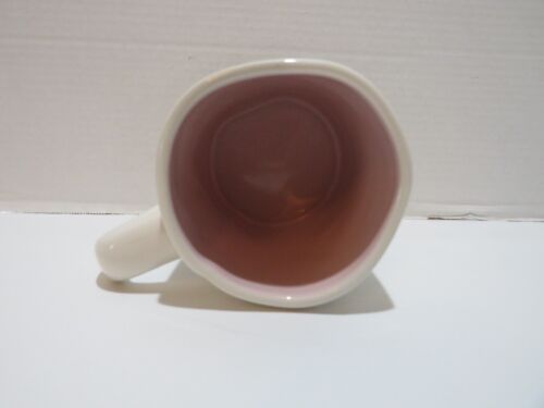 RAE DUNN NUOVA TAZZA A MOLLA "HOP TO IT" BIANCO/ROSA ALL'INTERNO - Foto 3 di 4