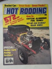 Popular Hot Rodding Magazine August 1977