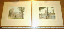 2x Cambrooke Portraits of Britain Westminster Abbey London Bridge Parlament Bild