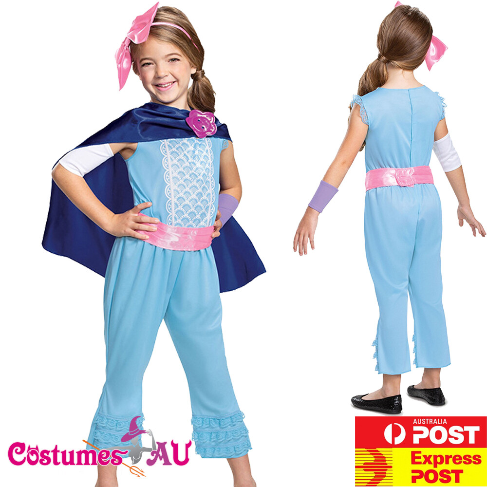 Girls Toy Story Bo Peep Costume Cosplay Book Week Jumpsuit Kids