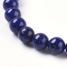 Lapis Lazuli Gemstone Beads Natural Dyed Blue Round Per Strand 6mm 8mm 10mm