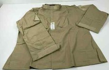 NEW MEDIUM LONG TRUSPEC 1286 TACTICAL RESPONSE UNIFORM SHIRT KHAKI MEDIUM LONG