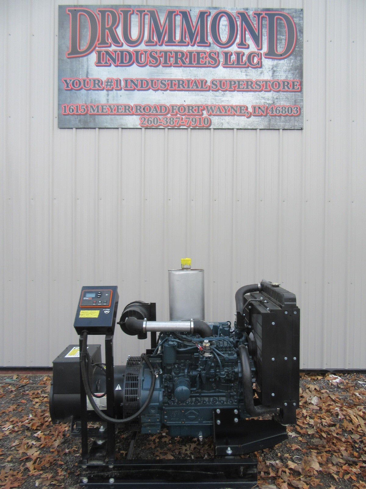 NEW 30 KW DIESEL GENERATOR KUBOTA 3300 DIESEL 120/240 RE-CONNECTABLE STAMFORD