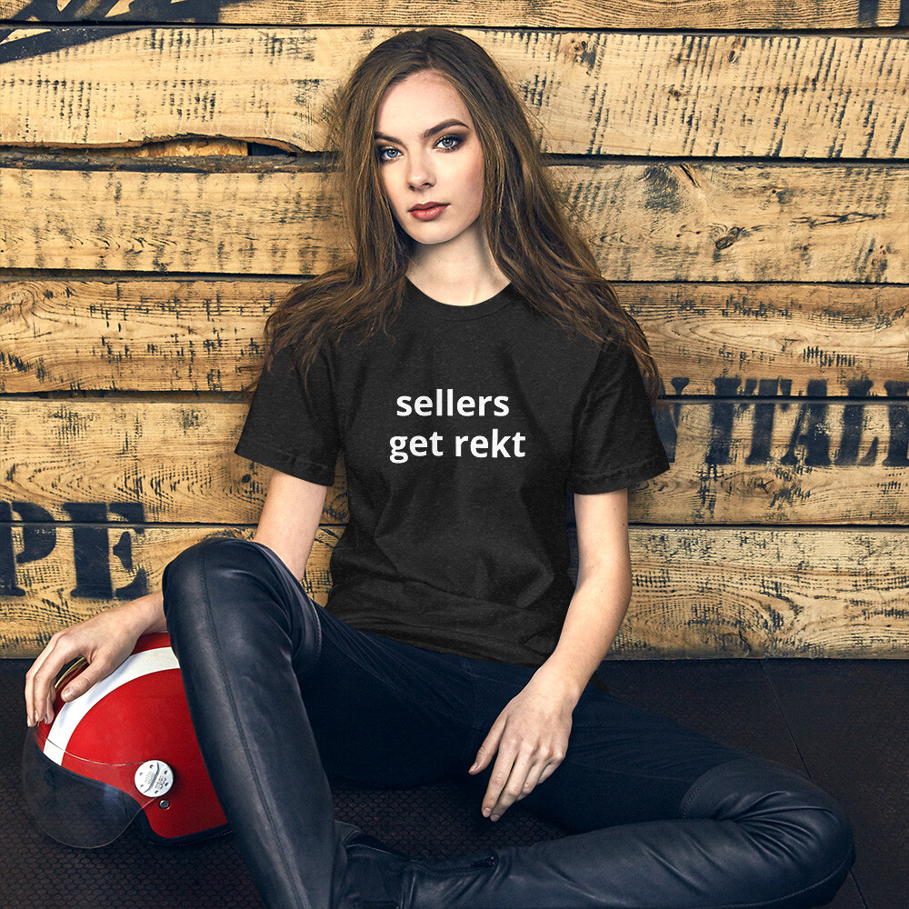 Get Rekt Funny Crypto Slang Theme -Graphic T-Shirt - Perfect Gift
