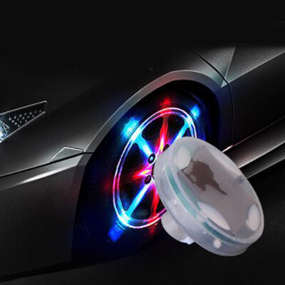 15 Mode LED Solar Energy Flash Light Car Wheel Tire Air Valve Stem Lamp Cap Set