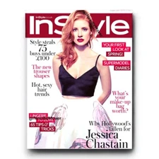 Jessica Chastain Magazine InStyle February  2013 New & Sealed